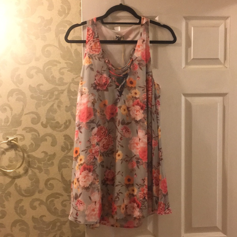 Mumu floral dress